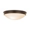 Access Lighting Atom, Flush Mount, Oil Rubbed Bronze Finish, Opal Glass 20724-ORB/OPL - alternate 1